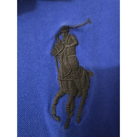POLO RALPH LAUREN BOYS SHIRT size Tag Missing Fits M 100% COTTON NORWAY BIG PONY - Picture 3 of 6